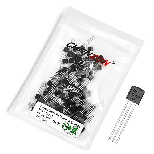 Image of Chanzon TL431 TO-92 Precision Voltage Regulator Transistor, Three Terminal Adjustable Shunt Regulator (Pack of 100pcs)
