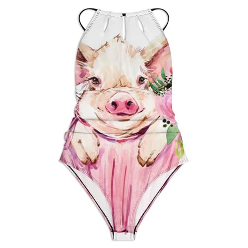 Beachwear gainant Gâteau Et Cochon maillot de bain 1 pièce femme - 3
