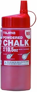 TAJIMA Micro Chalk - Red 10.5 oz (300g) Ultra-Fine Snap-Line Chalk with Durable