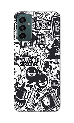 Image of Printed Hard Back Cover Case for Samsung Galaxy F23 5G | Samsung Galaxy M23 5G Back Cover (Mixed Cartoon) -702