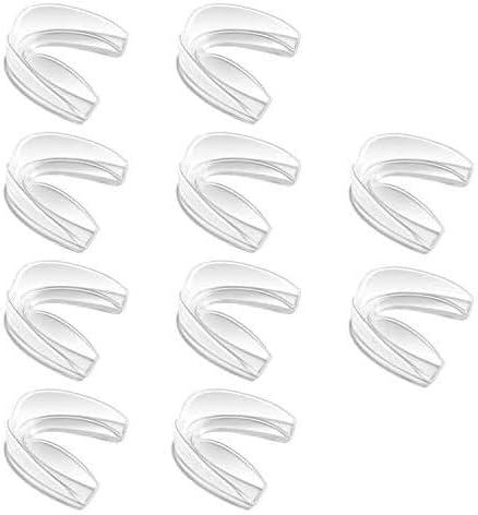 Mouth Guard Sports, 10 Pack Athletic Mouth Guards | Professional Moldable Youth Mouthguard for Maximum Protection, Customizable for Comfort(12 Years or Older)