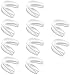 Coolrunner Mouth Guard Sports, 10 Pack Athletic Mouth Guards, Professional Moldable Youth Mouthguard for Maximum Protection, Customizable for Comfort - Fits Any Size Mouth(12 Years or Older) (10 Pack)