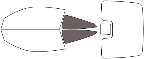 Vista 20 de Rvinyl Kit de tinte de ventana compatible con Honda Civic 2016-2021 (Coupe) - Kit de precorte delantero - 35%