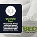 GhostBed Waterproof Mattress Protector Queen - Noiseless, Breathable, Lightweight, Plastic-Free Deep Pocket Mattress Cover for Queen Size Bed