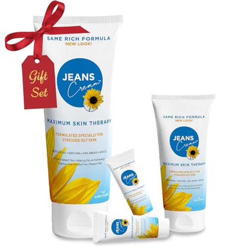 Jeans Cream, Maximum Skin Therapy Radiation Burn Cream, Moisturiz...