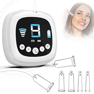 Electric Facial Cupping Set for Face with Dual-cup Usage - 3-In-1 Face Cupping, Gua Sha & Massage Tools for Skin Care - Multifunctional Facial Neck Eye Cuppings Massager for Wrinkle 3 Modes 9 Gears
