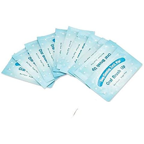 Teeth Wet Wipes 10 Pack Dental Care Whitening Wet Wipes Fresh Breath Finger Teeth Brush Ups For Sports, Gym, Outdoors, Festivals, Camping, Hiking, Cycling, Commuting, Holiday & Travelling Cover