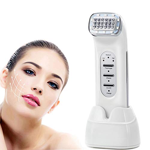 Preisvergleich Produktbild RF Körper Gesichtsmassagegerät, Radiofrequenz Facial Lifting Machine Faltenentfernung Gesicht Hautstraffung SPA Massagegerät, USB-Ladedock