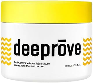 ROAEXPO JEJUON Deeprove Ceramide Cream 2.02 Fl Oz Natural Derma, Ceramide NP, Moisture Barrier, High Moisturizing Soothing Cream, Jeju, Vegan Cosmetic, Natural Ingredients, Made In Korea, K-Beauty