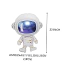 GROOVYDUDZ Astronaut Space Boy Theme Birthday Decoration Items For Boys Party Decoration Kit Balloon Combo Pack Of 55 Pcs Blue gallery image