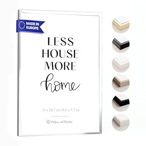 Pulse of Home Alu Silber Matt A4 Bilderrahmen