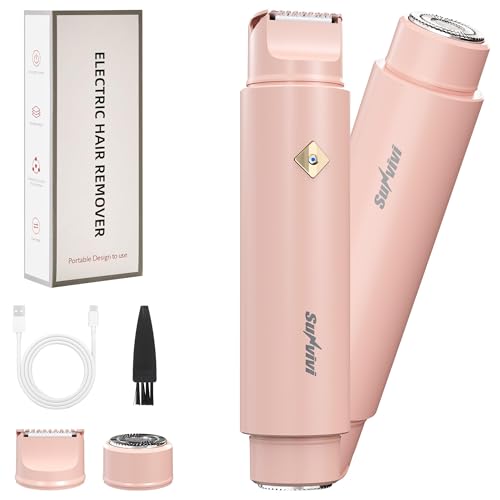 Maquinilla de afeitar eléctrica para mujer con depilación sin dolor IPX6