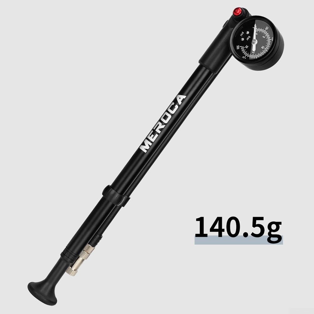 Pompa ammortizzatore per bici, pompa ad alta pressione ammortizzatore 300 PSI, pompa a forcella anteriore per bicicletta, ammortizzatore