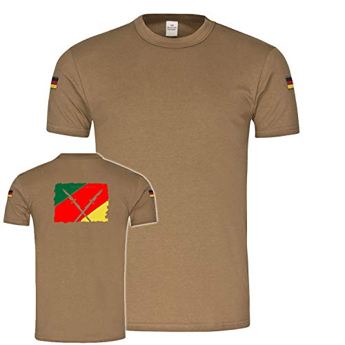 Camiseta tropical caqui de la República Farroupilha Copytec en talla grande XXXL