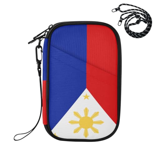 Philippines Flag Family Passport Holder for Travel