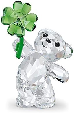 Swarovski Kris Bear Ready to Disco Ornament, Multi Coloured Crystal and 90s inspired, from the Kris Bears Collection