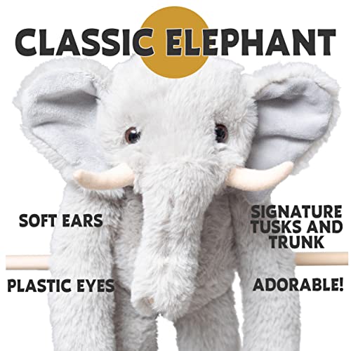 24-Inch Hanging Elephant Stuffed Animals – Ultra Soft Plush Feel - Elephant Toy For Comfort, Companionship & Decoration - Bring These Stuffed Elephant Plush Home To Boys & Girls Ages 3+ #TOP4