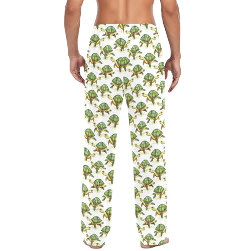 Sea Turtle Tortoise Men's Pajama Pant with Pocket S B04011763