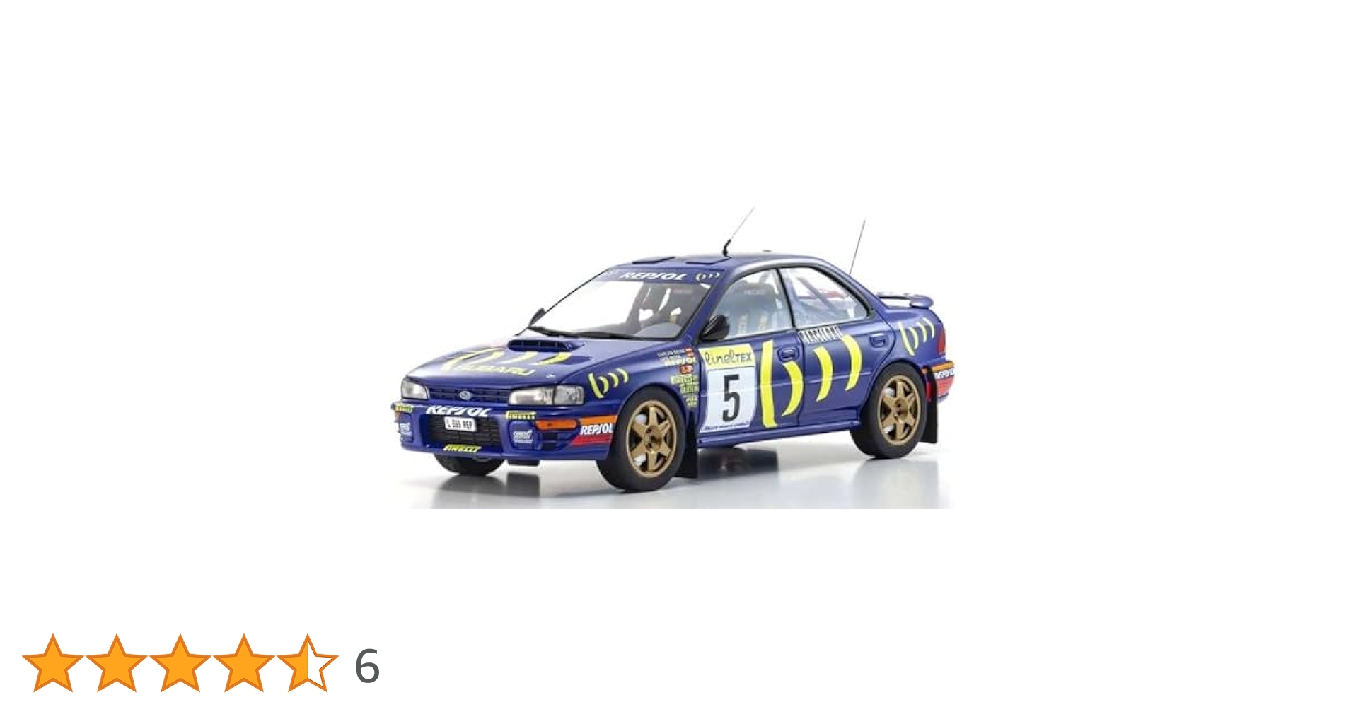 AUTO ART 1/18 SUBARUインプレッサ WRC 1995 #5 Amazon | 京商(Kyosyo) オリジナル 1/18 スバル インプレッサ