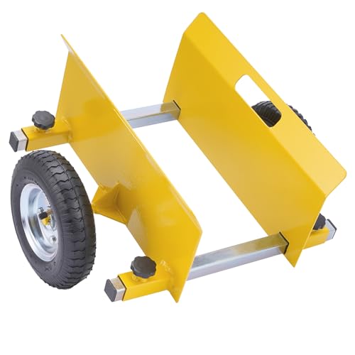 Dolly Trolley,Heavy Duty Panel Dolly,Nisorpa 660LBS Plasterboard Trolley Wheels,Adjustable Drywall Mover with 8 Solid Wheels for Drywall Sheet Material Handling All Terrain Moving Cart (B)