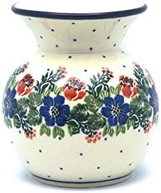 Polish Pottery Bubble Vase - Garden Party