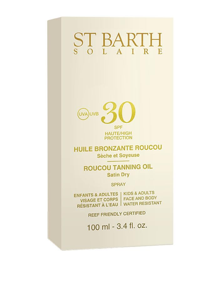 Olio solare Roucou SPF 30 da 100ml