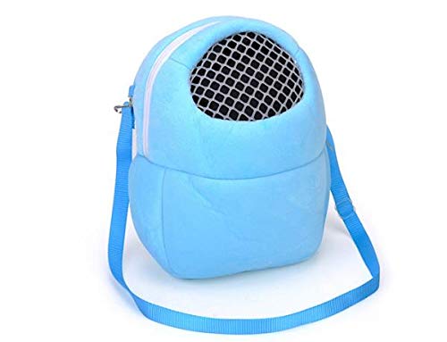 KEMUZ Haustiertragetasche 17x14cm Für Hamster & Meerschweinchen - Atmungsaktiv Grün