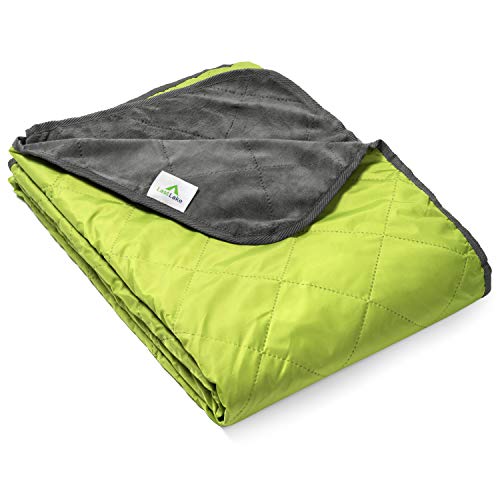 ANGIEHAIE Last Lake Camping Blanket - Waterproof, Cozy, Outdoor Blanket Functions As Camp Blanket, Picnic Blanket, Stadium Blanket