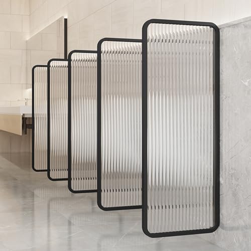 Men's Urinals Toilet Accessories - Wall-Mounted Urinal Partitions, Privacy Room Dividers for Home Improvement, Durable Bathroom Separators for