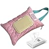 Diaper Wipe Holder - 23x17cm Outdoor Quilted Diaper Dispenser Bag, Portatile Custodia Salviettine Umidificate, Organizer Borsa Cambio | Contenitore Trapuntato per Daily Commuting Camping Stroller