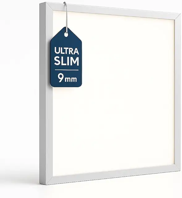 JALAMA LED Panel 30x30 cm - Ultraflach, Blendfrei, 50.000h Lebensdauer für Büro & Zuhause