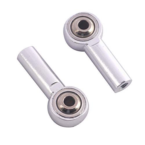 Pacote com 10 peças Mirthobby Alumínio M3 Link Rod Tie Rod End Ball Head Joint Holder para Axial Red