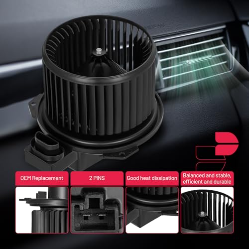 Image of BDFHYK AC Heater Blower Motor Fan 75111 Compatible with Mazda 2007 CX-9 3.5L, 2008-2015 CX-9 3.7L,HVAC Blower Motor Assembly Replacement for TD1161P80