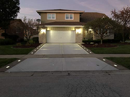 4 Inch X 8 Inch Solar Brick Paver Landscape Accent Light For Walks, Patios, Driveways & Pool Decks #TOP1