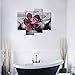 Firstwallart Dark Red Orchid On Cobblestones Wall Art Painting Pictures Print On Canvas Flower The Picture for Home Modern Decoration