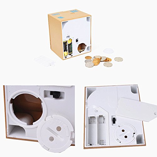 Huanx35 Money Box Cute Itazura Automatic Stealing Coin Cat Big Piggy/Saving Box/Bank/Pot Coins Bank #TOP2