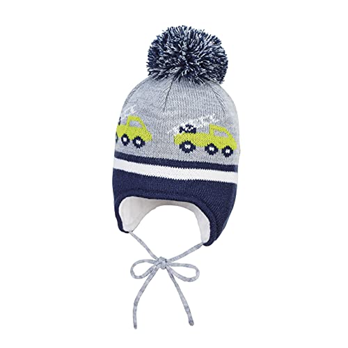 Preisvergleich Produktbild Sterntaler Jungen Strickmütze für Babys und Kleinkinder, Silber mel., 51