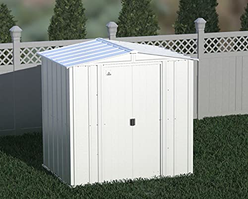 Arrow Shed Classic 6' X 5' Outdoor Padlockable Steel Storage Shed Building #TOP2