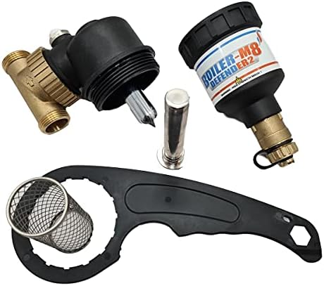 Boiler-m8 Defender-2 Central Heating Magnetic System Boiler Filter + Valves (22mm)