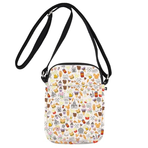 G2TUP Magic Kingdom Crossbody Bag Magic Kingdom Lover Gift Magic Kingdom Snack Travel Bag Snack Vacation Merch