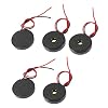 sourcing map 5 Stück DC 1–30V 90 DB Sound passiver elektronischer Summer Alarm Schwarz 30 x 6 mm – (1Stück) de