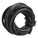 Nofaner Bande d'étanchéité en Caoutchouc, Bande de Caoutchouc pour Serre de 4 m/10 m/18 m, câble de Ligne en Caoutchouc d'étanchéité en Verre Noir Accessoires de Serre Fournitures pour Joint (4M)