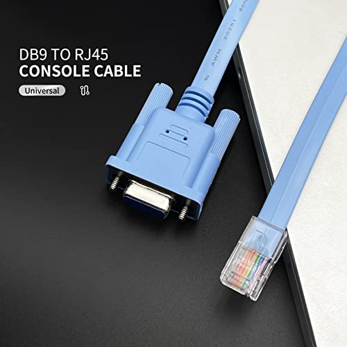 Rj-45 To Db-9 Rollover Console Cable,Db9 To Rj45 Console Cable Cisco Device Management Serial Adapter 6Ft #TOP6