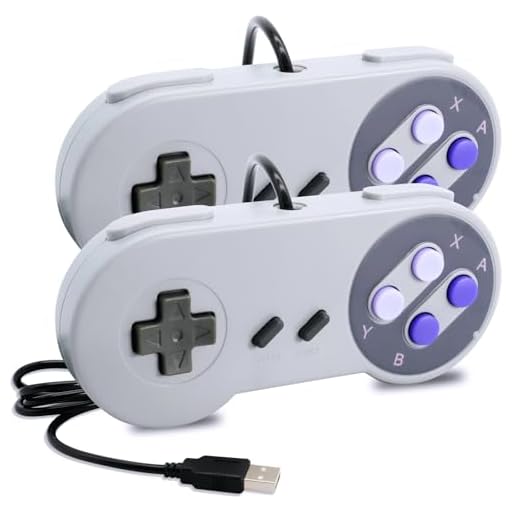 AYWHP Controller classico USB Gamepad Joypad, joystick classico USB Gamepad per ricevitore SN-ES, compatibile con PC Windows/MAC OS/Rasp Pi/console SN-ES