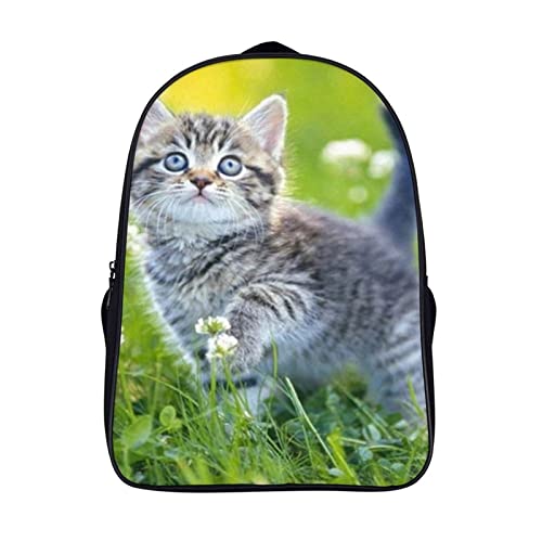 Sac à dos d'école personnalisé chat mignon fini le désordre des fournitures