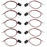 5PCS 3 5mm LED Bead per IR Break Beam Sensor per gamma di rilevamento 25 cm e lunghezza d'onda 950 nm in controllo di bassa tensione CFor IRcuits (3 mm-80 cm)