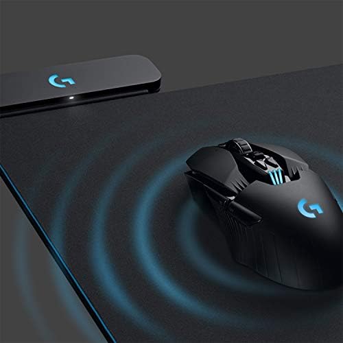Logitech G POWERPLAY Wireless Charging Mouse Pad, Cloth and Hard Gaming Mouse Pad Included, USB-Connection, RGB Lighting, Compatible with G502 LIGHTSPEED, G PRO Wireless & SUPERLIGHT, G903, G703