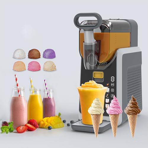Commercial Slushie Machine - Fast-Cooling Frozen Drink Maker, 2L Capacity, Auto Cleaning, 5 Preset Programs for Smoothies, Milkshakes, Slush & Frozen Yogurt