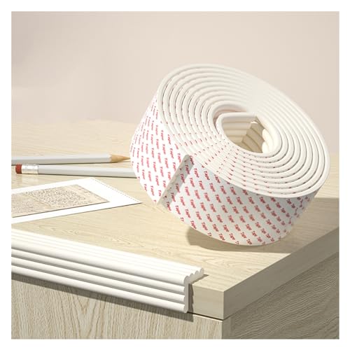 Pare-chocs de bord de sécurité en mousse protection angle table basse blanc x2 - 2