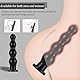 305mm Analkugeln Analplug mit 4 Anal Beads,Analdehner Analkette Anal Kugeln XXL Dildo Riesen Dildo Masturbator Analspielzeuge,Analplug für Frauen Männer (Schwarz)